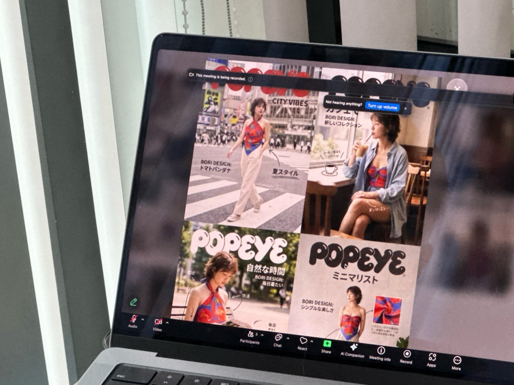 Live demo output — multi-channel campaign grid from a real Advoo session